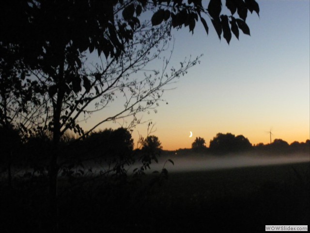 Nebel ber dem Schwarzwasser